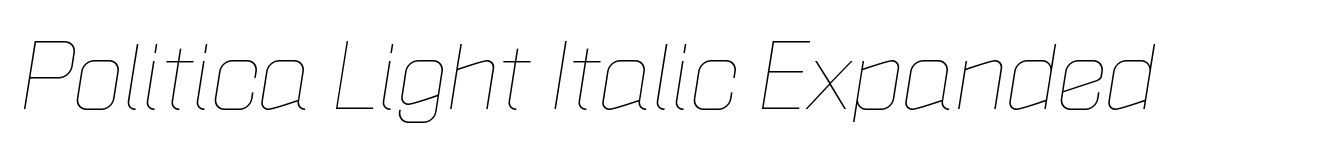 Politica Light Italic Expanded image